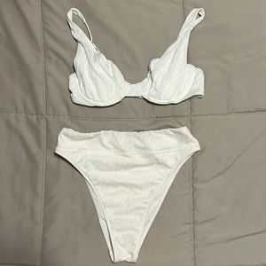 Abercrombie White Bikini Set